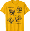 Funny Pigs Dancing Parties Weddings Birthdays Kids Kids Pig Girls Toddler Women "Dance like no one is watching" T-Shirt - Golden Yellow