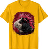 Guinea pig pet love Guinea Pig Punk T-Shirt - Golden Yellow