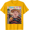 Pig John Pork Mexico Meme John Pork Funny Pig Man Mexican Fiesta Cinco de Mayo Taco T-Shirt - Golden Yellow