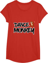 Dance Monkey T-Shirt - Girls Red