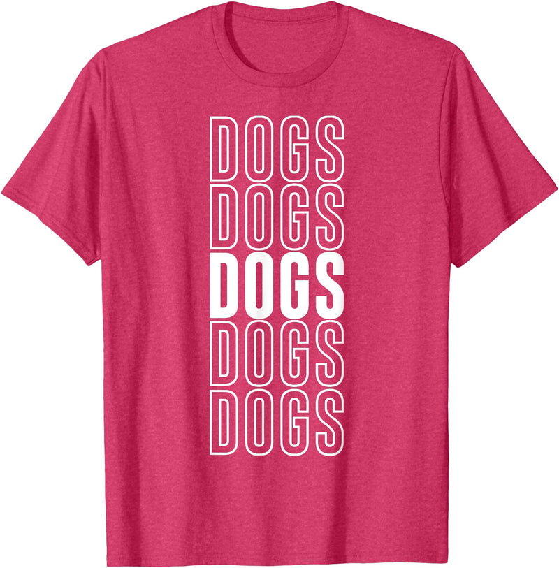 Dogs Apparel Dogs T-Shirt - Red Heather