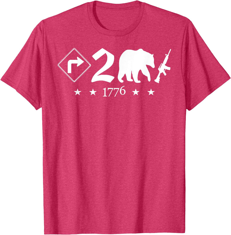 Right To Bear Arms Pro Gun & Patriotic Military Right To Bear Arms Pro Gun Funny Patriotic Military Women Men T-Shirt - Red Heather