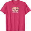 Funny Video Game Clothing Gifts for Gamers Going Ham - Funny Gamer and BBQ Chef Pig Gift T-Shirt - Red Heather