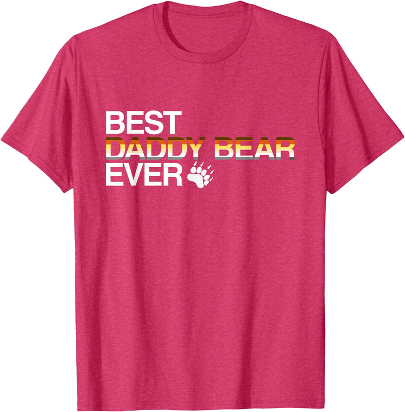 LGBT Love is Love Gay Bear Shirts LGBT Gay Pride Best Daddy Bear T-shirt T-Shirt - Red Heather