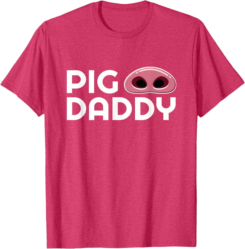 Gay Slang Terms Types Quotes Shirts Pig Daddy Kink, Gay Hookup Slang, PigPlay Fetish Gift T-Shirt - Red Heather
