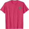 Camo Cross Fishing Faith Christian 2 Sided Hunting Fishing Cross Camo Faith Christian Fisherman Hunter T-Shirt - Red Heather
