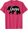 Aberdeen Family Bear T Shirt GaGa Bear shirt Matching Family Shirts Bear tshirts T-Shirt - Red Heather