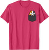 Guinea Pig Shirts For Men Women Kids Gift Guinea Pig Pocket Funny Cavy Rodent Animal Men Women Kids T-Shirt - Red Heather