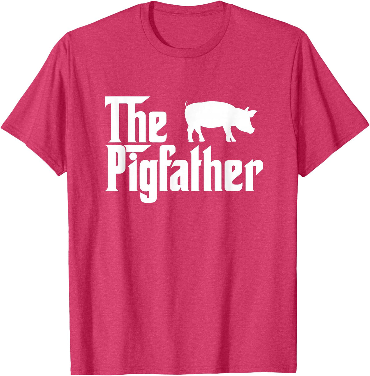 Funny Pig Whisperer Shirts Gifts The Pig Father Funny Pig Lover Whisperer T Shirt Gift T-Shirt - Red Heather
