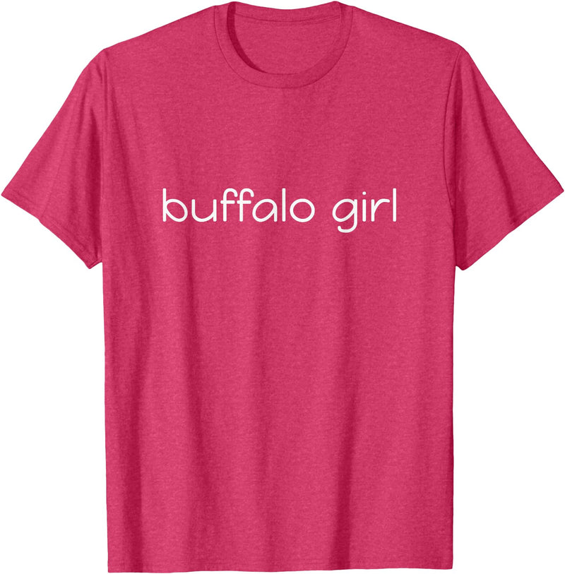 Classic Buffalo Hometowner Buffalo Girl American City Pride T-Shirt - Red Heather