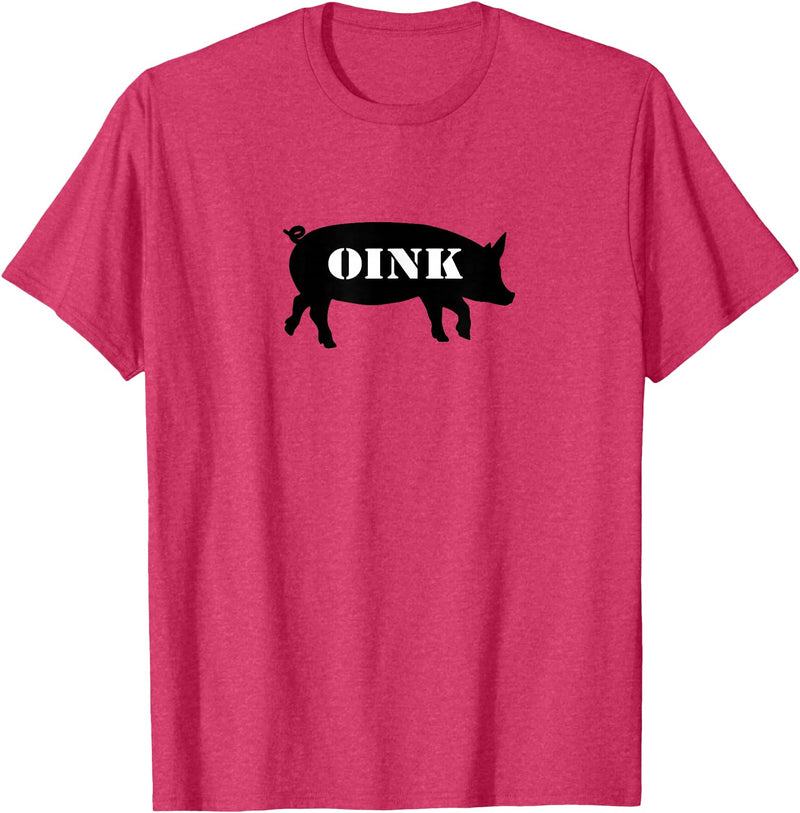 Bear Daddy Oink Pig Play Funny Gay Men's T-Shirt T-Shirt - Red Heather