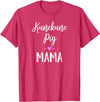 Angry Ant Graphics - Kunekune Pig Gifts Kune Kune Pig Gift for Women - Kunekune Pig Mama T-Shirt - Red Heather