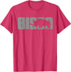 Bison Buffalo Apparel Bison Lover Buffalo Clothing - Buffalo Bison T-Shirt - Red Heather