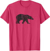 Vintage Polar Bear Merch and Gifts Polar Bear Distressed Print - Vintage Polar Bear T-Shirt - Red Heather