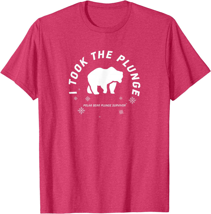 Polar Bear Llunge Polar Plunge Polar Bear I Took The Plunge T-Shirt - Red Heather