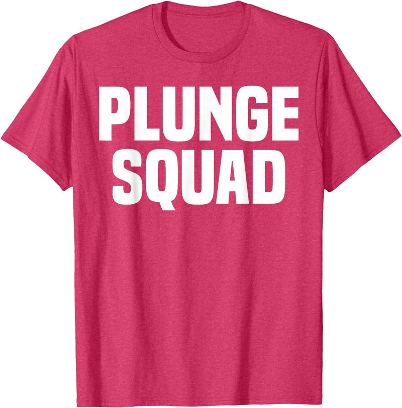 Winter Sport Polar Bear Plunge Design Outfit Ice Bear Plunge - Plunge Squad T-Shirt - Red Heather