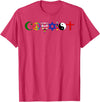 Bear In The Cloud Coexist T-Shirt - Red Heather