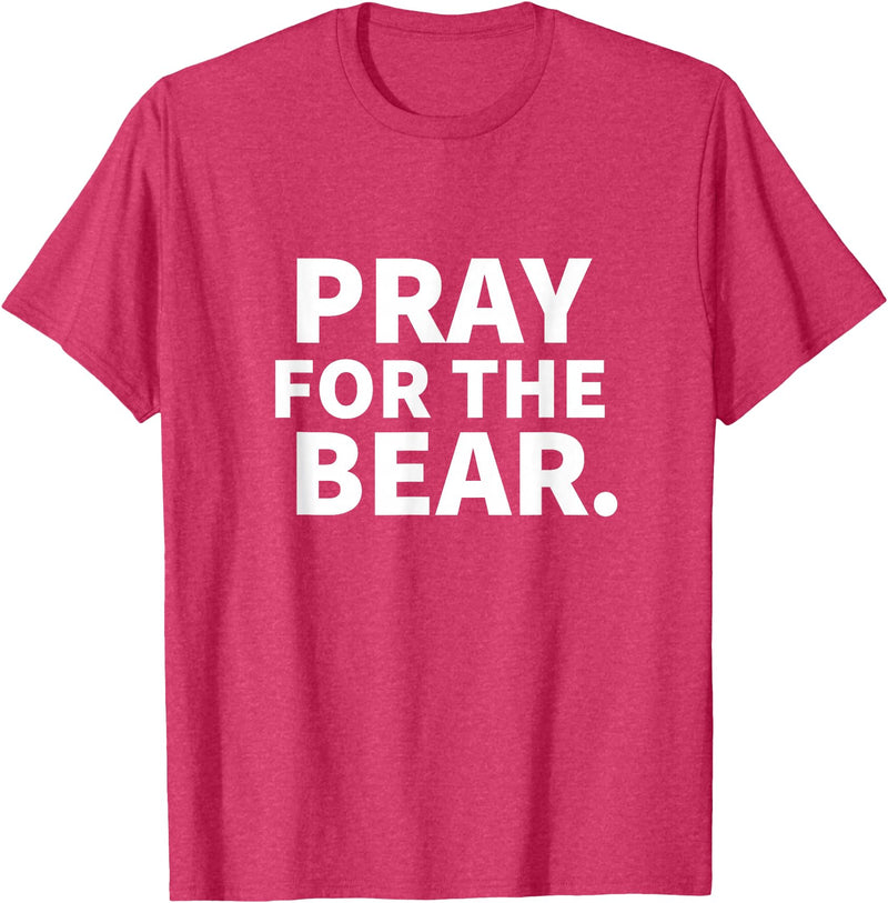 Pray For The Bear Zag Pray For The Bear T-Shirt - Red Heather