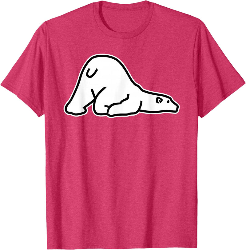 Polar Bear T-Shirt - Red Heather