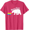 Mama LGBT . Mama Bear LGBT Pansexual Pride T-Shirt - Red Heather