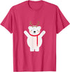 Ugly Sweater Designs Christmas Polar Bear T-Shirt - Red Heather