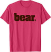 Drag & Gay Merch BEAR Manly Men Gay Pride Queer Tshirt T-Shirt - Red Heather
