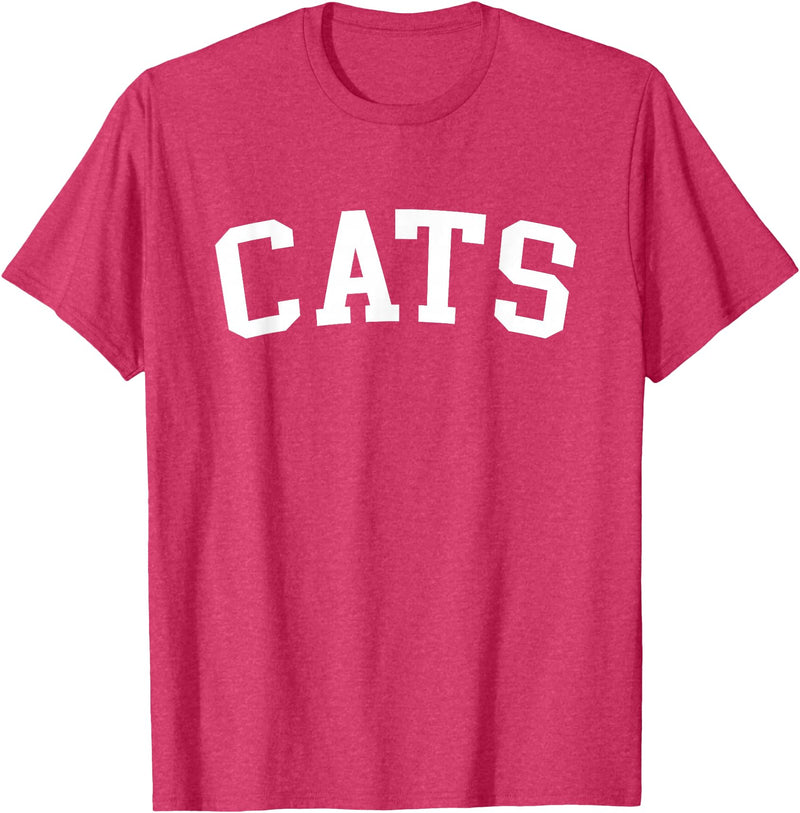 Cats - Style Cats T-Shirt - Red Heather
