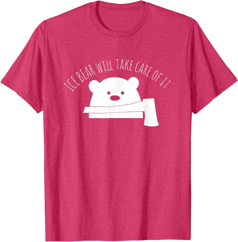 Globale Erwärmung Klimaschutz Arktik Eis Ice Bear Will Take Care Of It Polar Bear Polar Bear T-Shirt - Red Heather