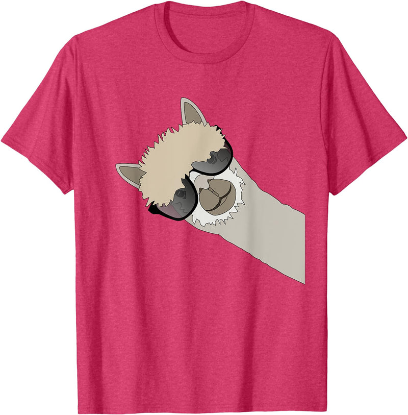 Alpaca Llama Gift Funny Cool Deco Alpaca Llama Gift Funny Cool Llama Deco T-Shirt - Red Heather