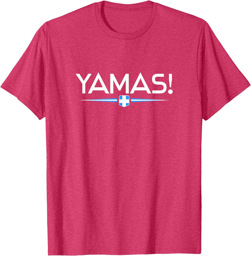 Greek culture designs Yamas - Greece T-Shirt - Red Heather