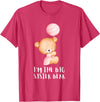 Big Sister Little Sister Outfits Siblings - Im the big sister bear T-Shirt - Red Heather