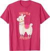 Cute Llama Shirts Drama Llama T-Shirt for Adults and Kids T-Shirt - Red Heather