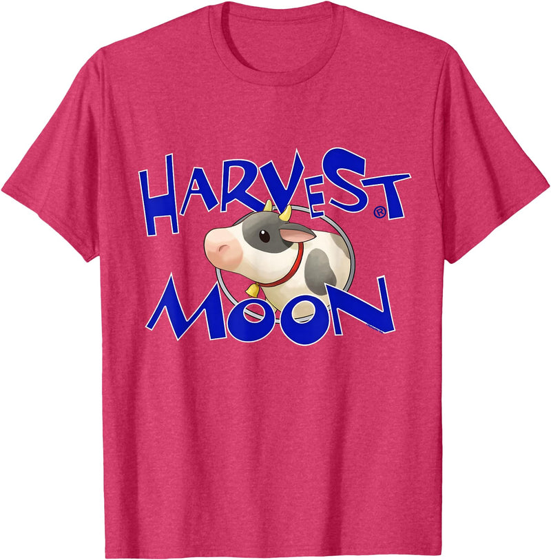 Natsume, Inc Official Harvest Moon Cow T-Shirt T-Shirt - Red Heather