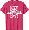 Eternal Angler Detroit River Walleye Fishing T Shirt for Men Women T-Shirt - Red Heather