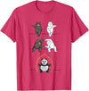 Adorable Panda Shirts Funny Panda T-Shirt Panda Fusion Gift Shirt Cute Polar Bear T-Shirt - Red Heather