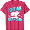 Pig Show Grandma On Mother's Day Pig Show Grandma Best Pig Show Grandmother T-Shirt - Red Heather
