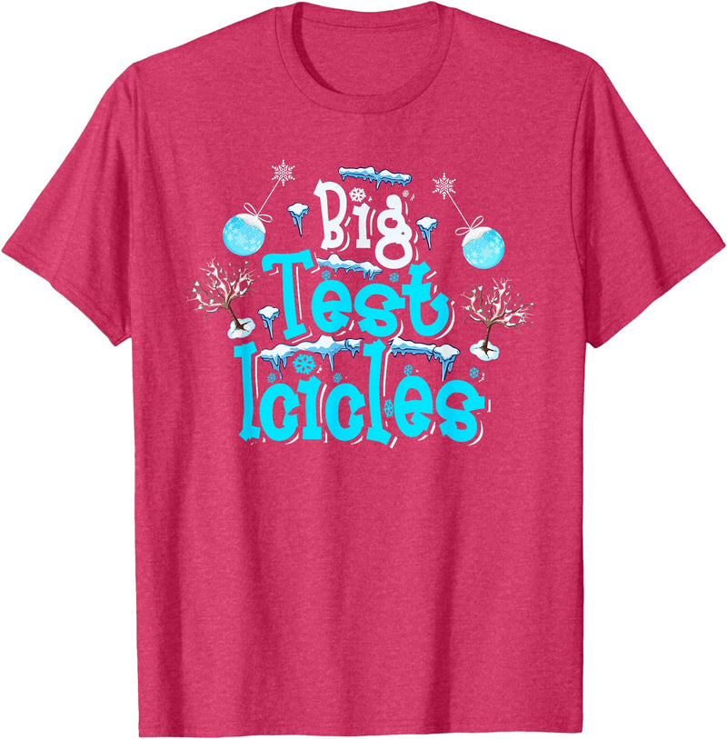 Polar Bear Plunge Ice Swimming Co Polar Bear Plunge 2022 Costume Ice Swimming Big Test Icicles T-Shirt - Red Heather