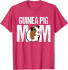 Guinea Pig Shirts & Accessories Guinea Pig Mom Shirt | Funny Guinea Pig Tshirt T-Shirt - Red Heather