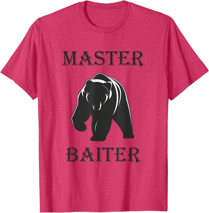 OutdoorMerch Master Bear Baiter Shirt T-Shirt - Red Heather
