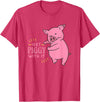 Cute Animal Pigs Clothing For Children And Adults Funny and Cute Pig Saying for Kids and Adults T-Shirt - Red Heather
