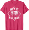 Bison Lover Shirts Beast Of Bourbon - American Bison Buffalo Lover Wildlife T-Shirt - Red Heather