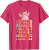 Flying Pig Piggy Clothing I'm Here Because I Was Told There Would Be Flying Pigs T-Shirt - Red Heather