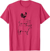 Tee Farm Stacked Farm Animals Cow Pig Rooster Meat Lover Farm Lover T-Shirt - Red Heather