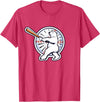 Birdmouse Polar Bear Baseball T-Shirt - Red Heather