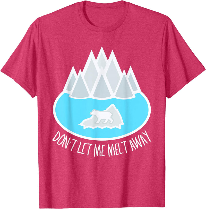 Arctic Explorers T-shirts and Gifts Polar Bear TShirt Ice Caps Melting glaciers cute Arctic Tee T-Shirt - Red Heather