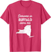 Buffalo T-Shirts Someone In Buffalo New York Someone In Buffalo Loves Me - Buffalo New York T-Shirt T-Shirt - Red Heather