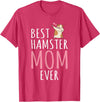 Best Hamster Mom Cute Hamster Owner T-Shirt - Red Heather
