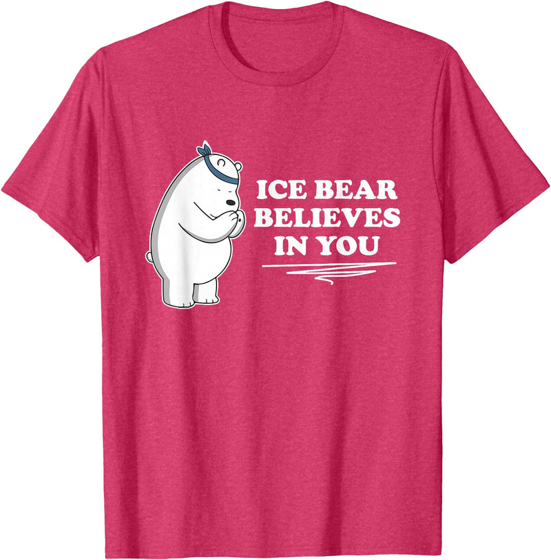 Mens Ice Bear Shirt Mens Ice Bear Tshirt Animal Gift Tee T-Shirt - Red Heather