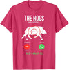 Funny Pig Hunting Gifts The Hogs Are Calling Boar Hunting Hog Hunter Pig T-Shirt - Red Heather