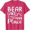 Lake Gifts & Accessories Bear Lake Is My Happy Place - Camping Nature Outdoor Lake T-Shirt - Red Heather
